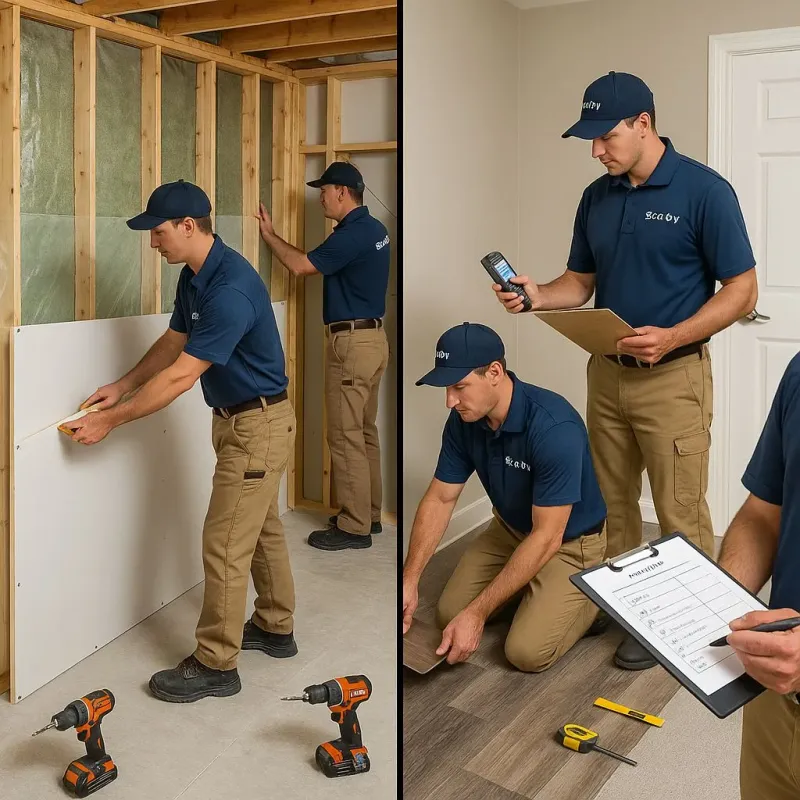 Repairs and Reconstruction process in Davenport, WA